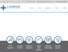 Tablet Screenshot of compasssecurity.co.uk